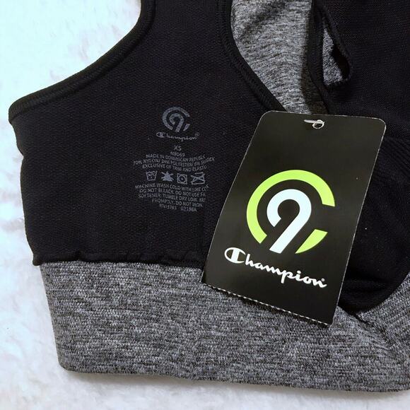 Champion C9 NWT Grey Sports Bra Women XS - Picture 8 of 9